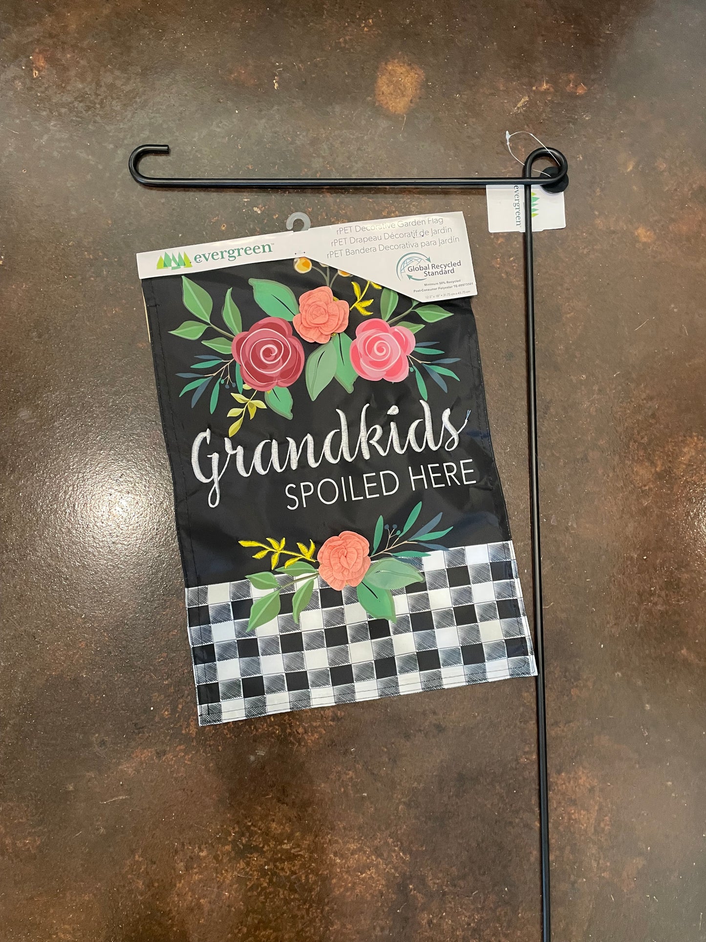 Applique Garden Flag