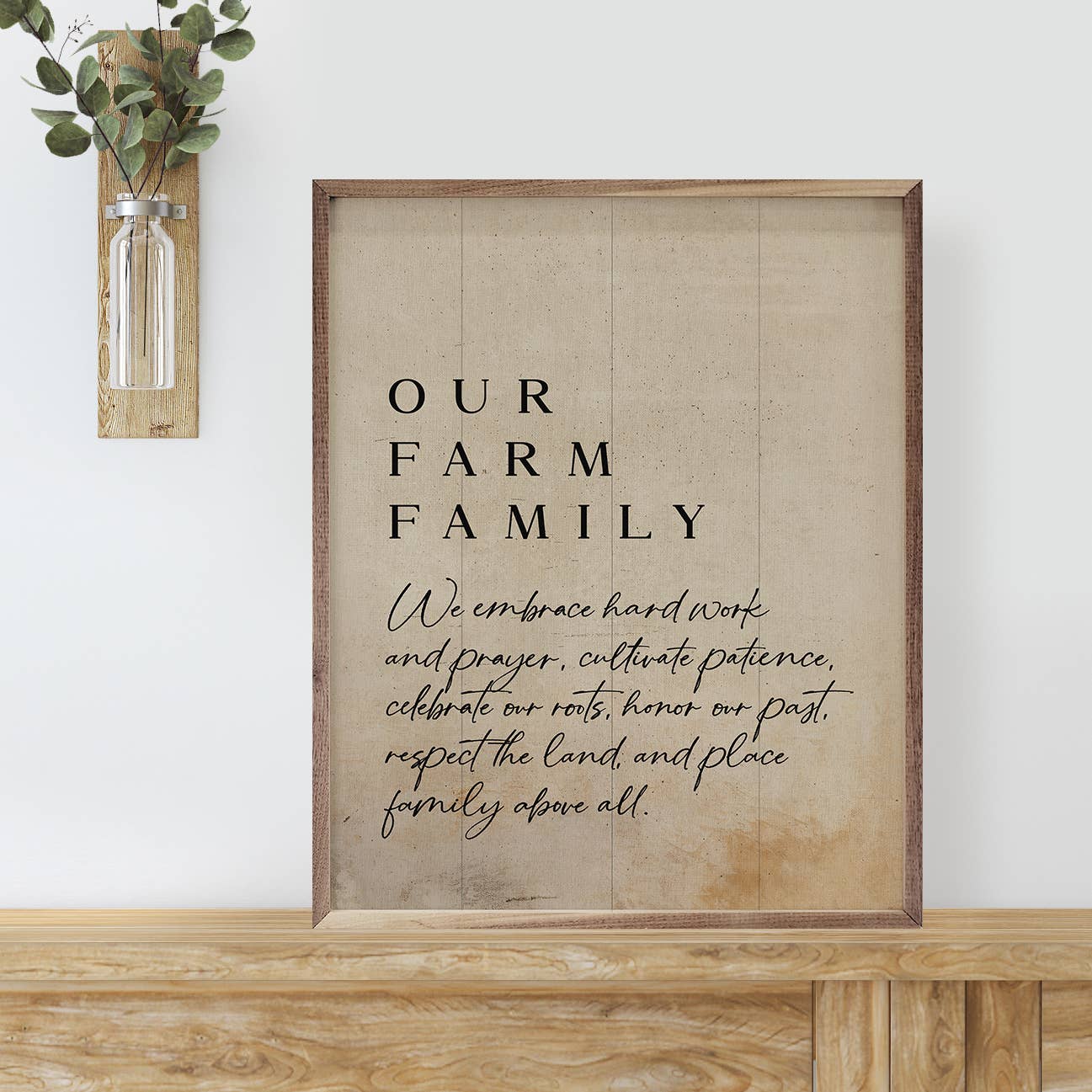 Our Farm Family Neutral: 8x10