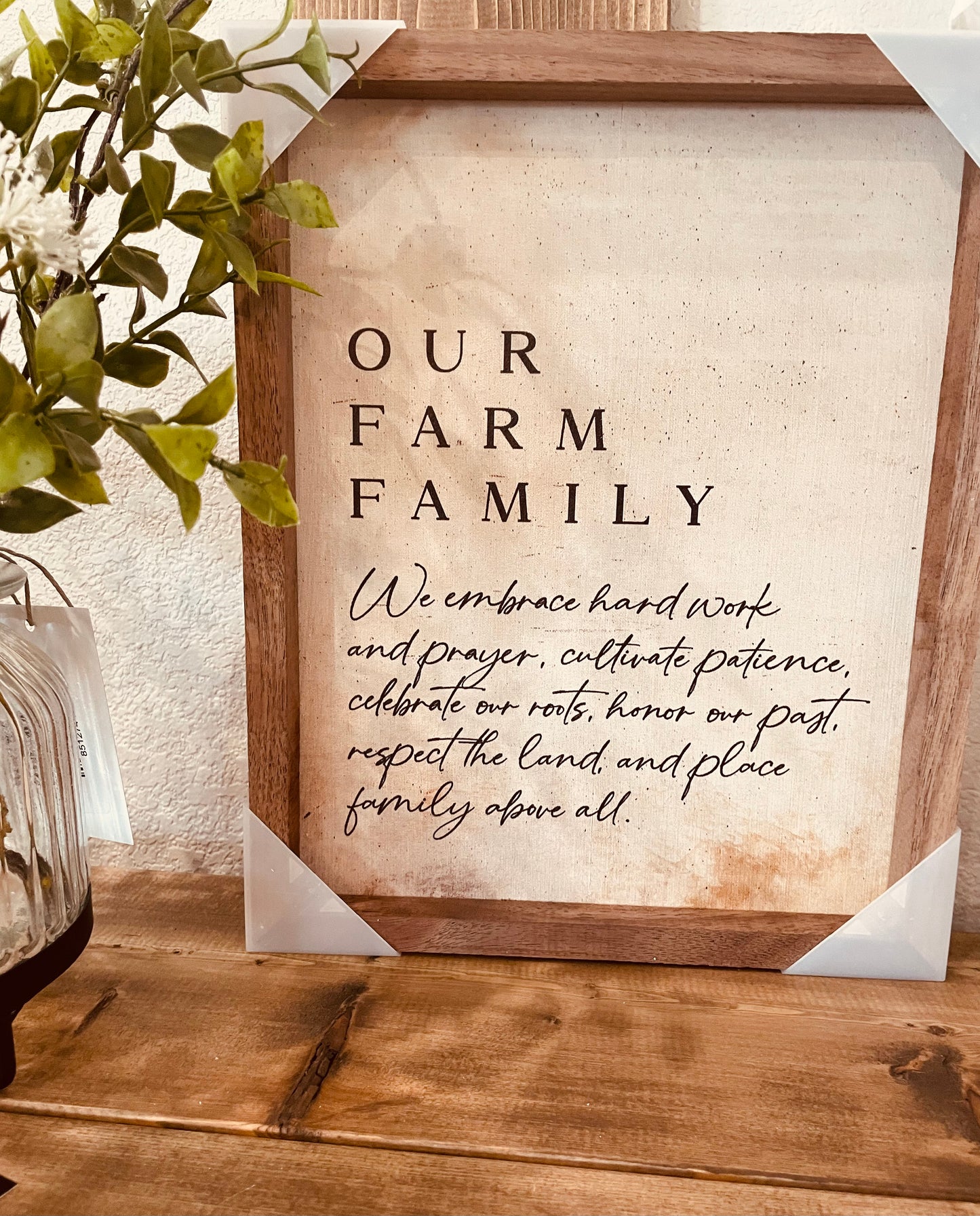 Our Farm Family Neutral: 8x10