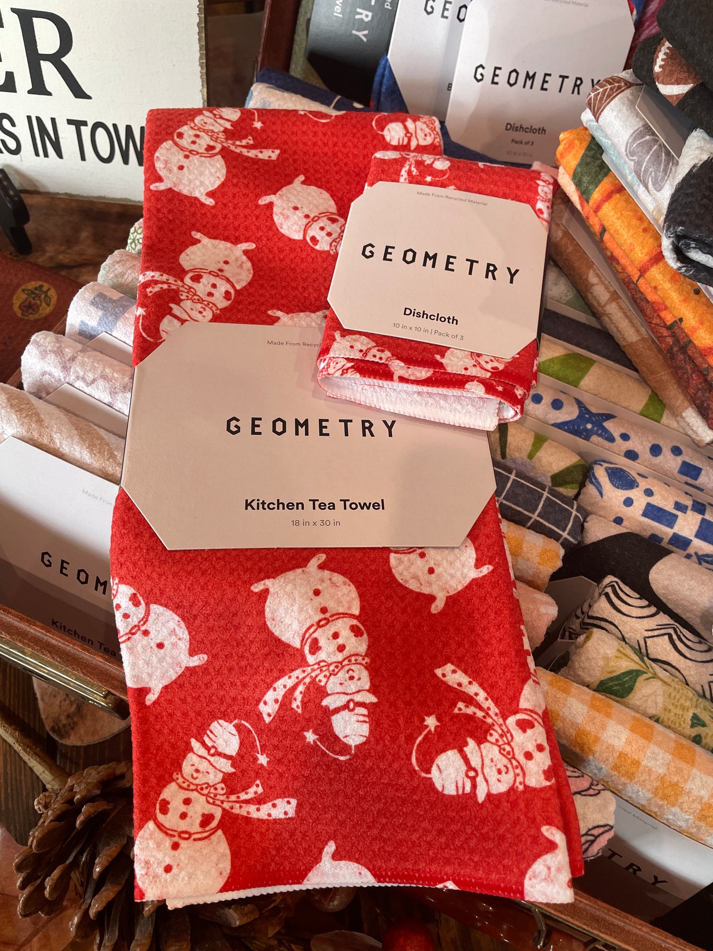 Geometry Tea Towel