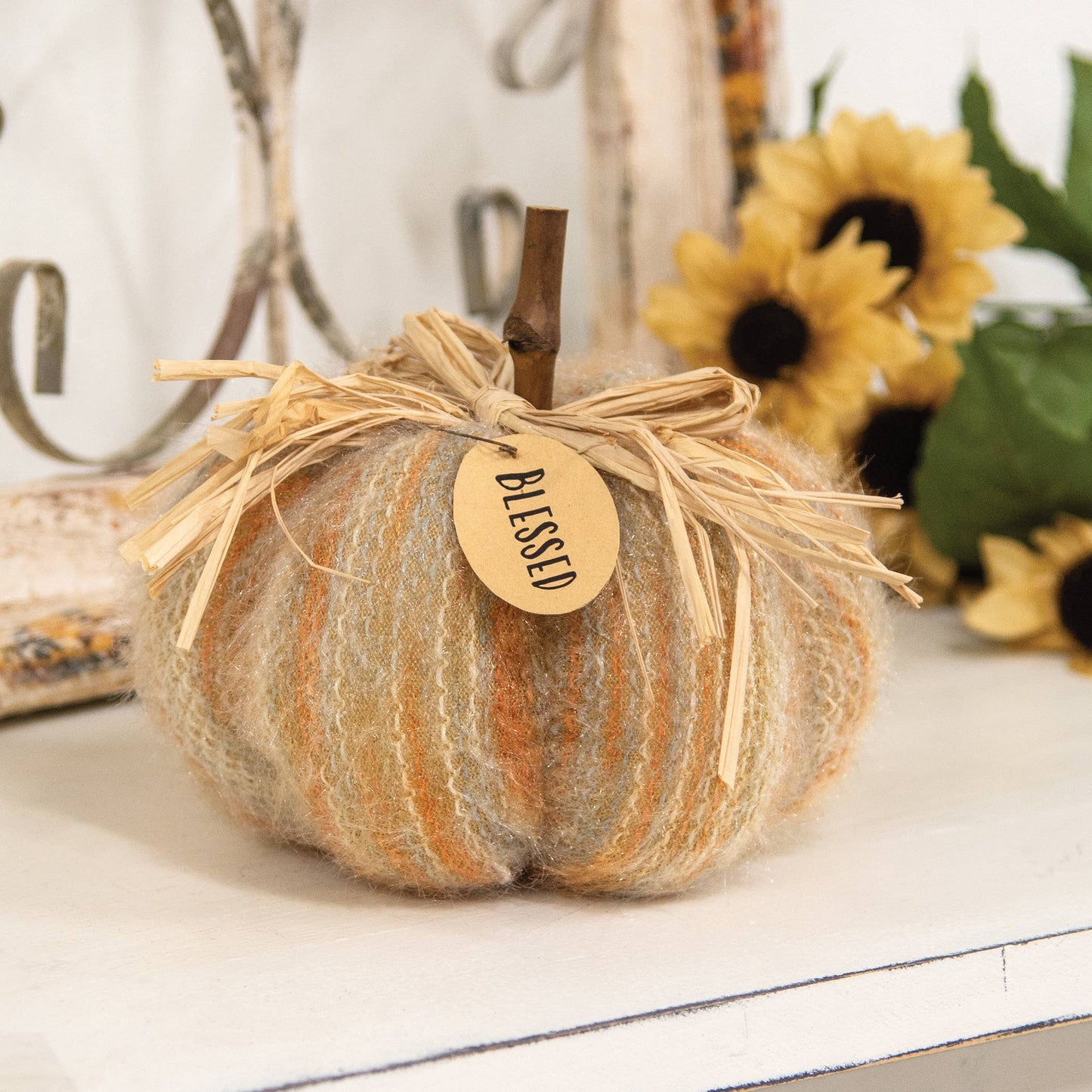 Harvest Colors Blessed Sweater Pumpkin
