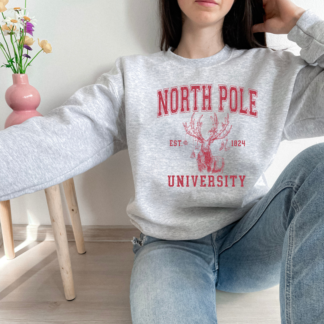 North Pole University Christmas Sweatshirt