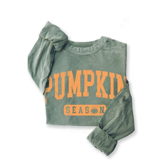 PUMPKIN SEASON MINERAL GRAPHIC LONG SLEEVE