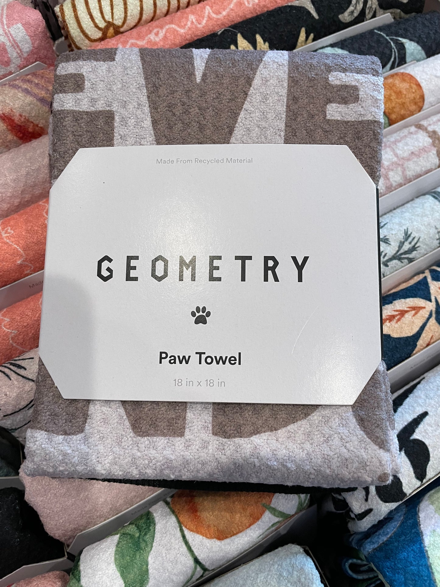 Geometry Paw Towel