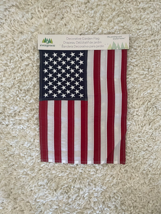 American Flag Garden Applique Flag