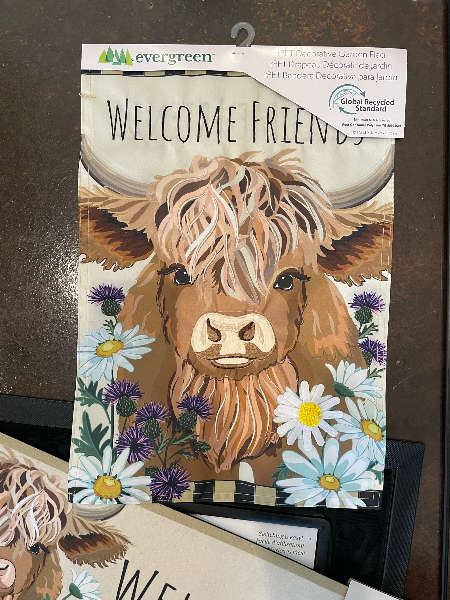 Applique Garden Flag