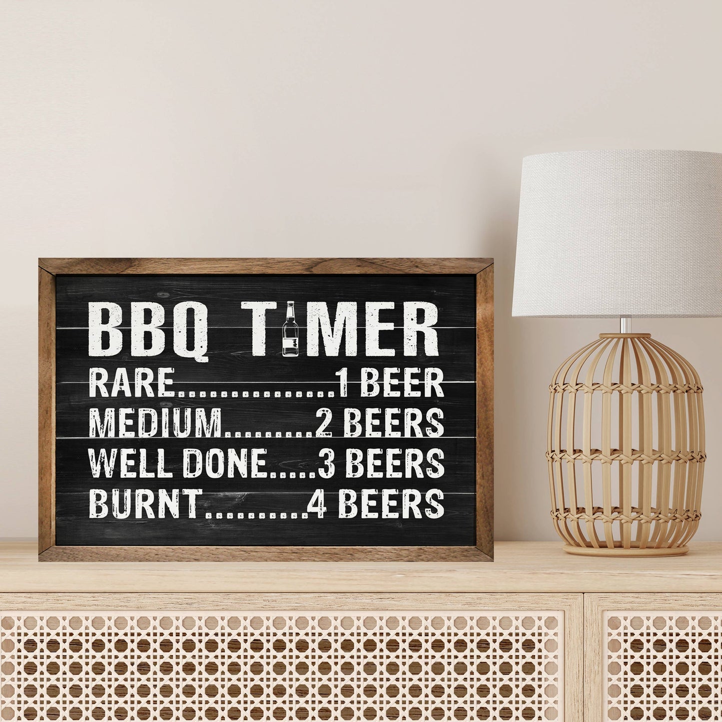 BBQ Timer Black: 8x5