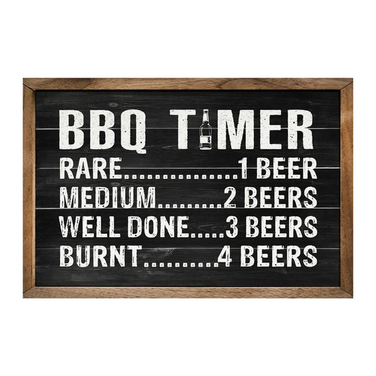 BBQ Timer Black: 8x5