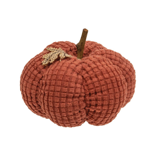 Burnt Orange Waffle Weave Pumpkin