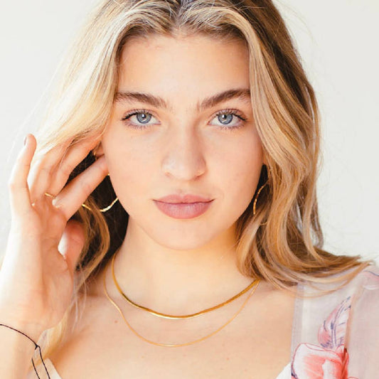 Brooke Layered Chain Necklace - WATERPROOF