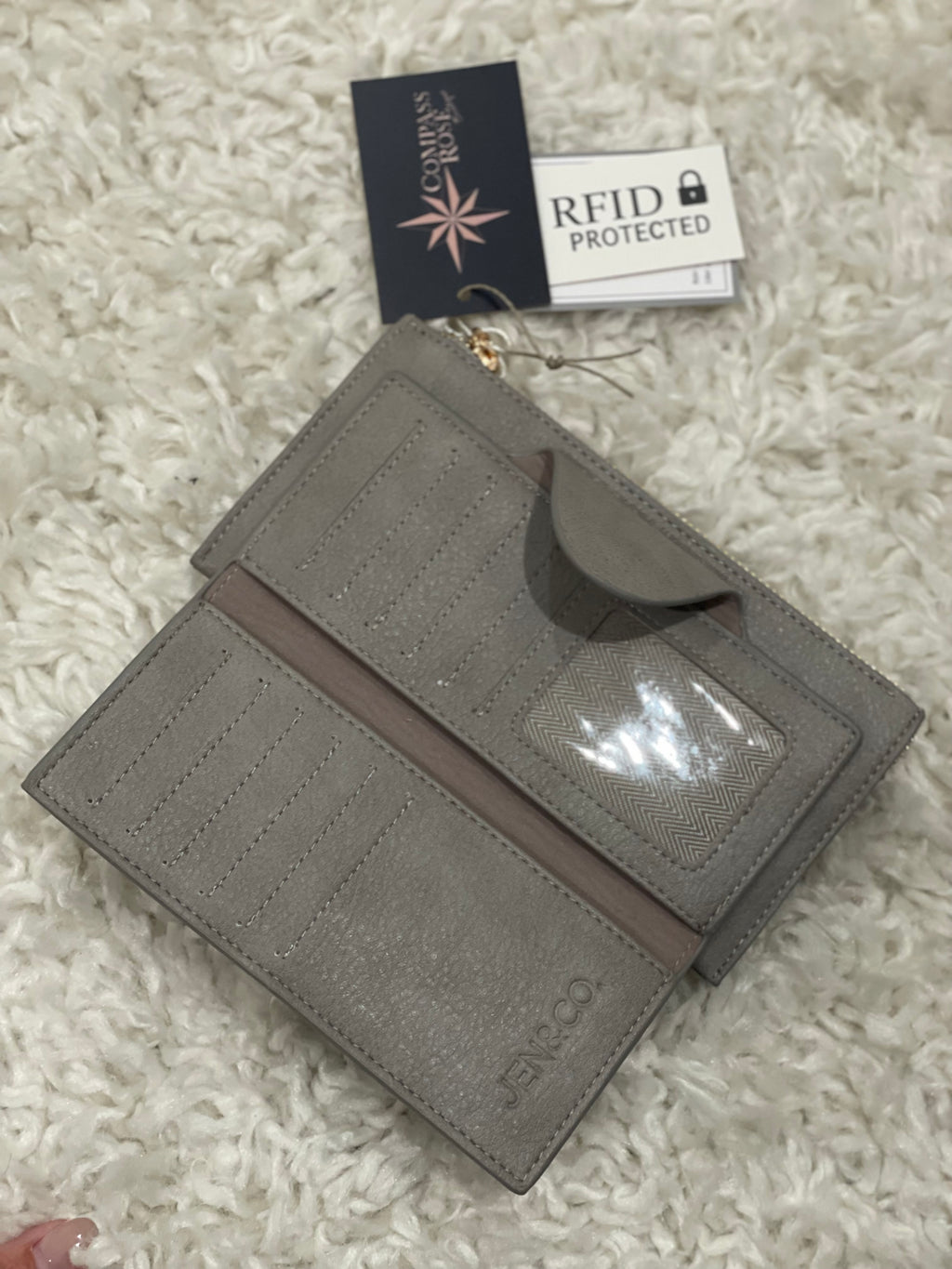RFID Wallet w/ Snap Closure
