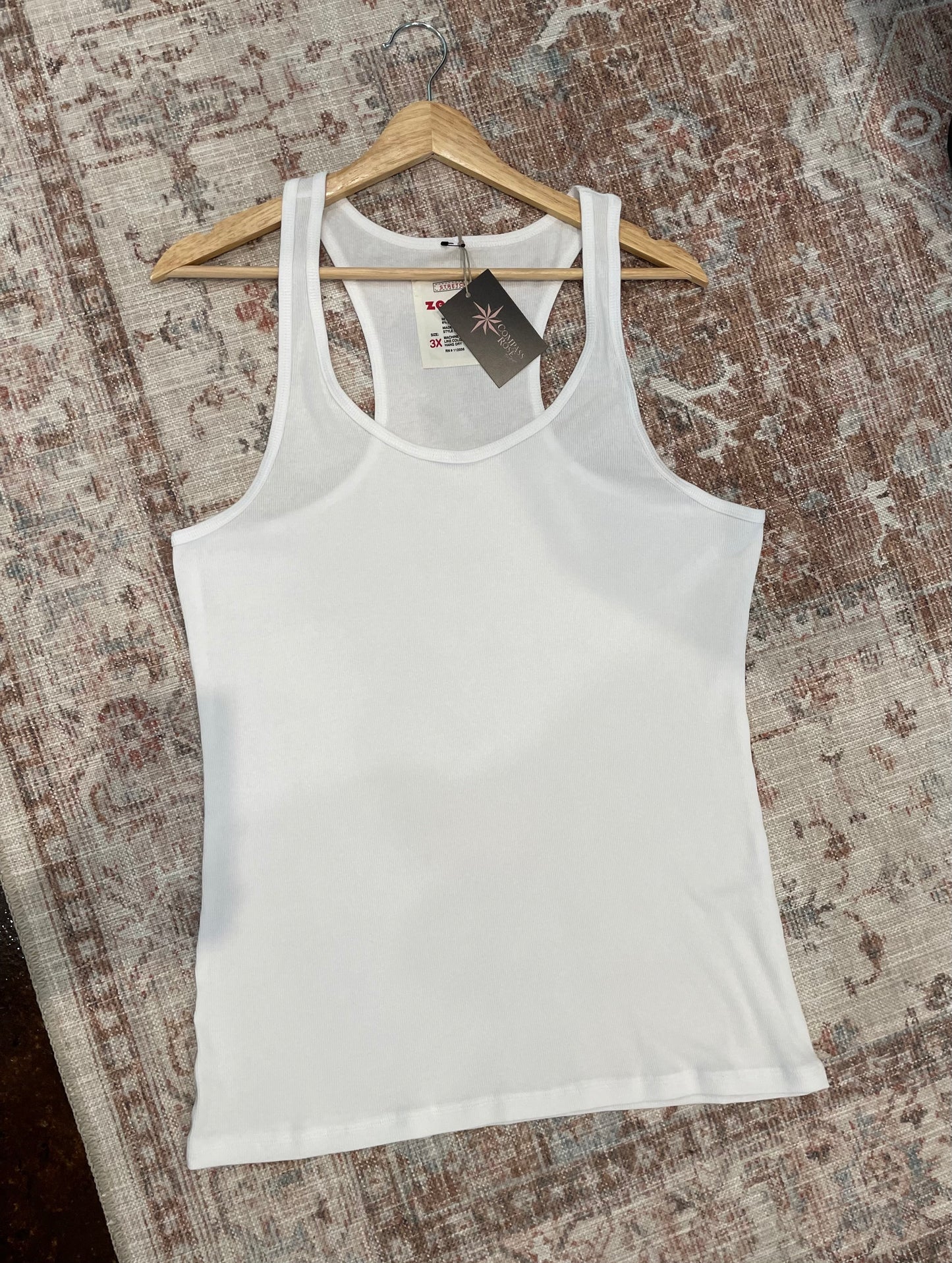 Racer Back Cotton Rib Tank