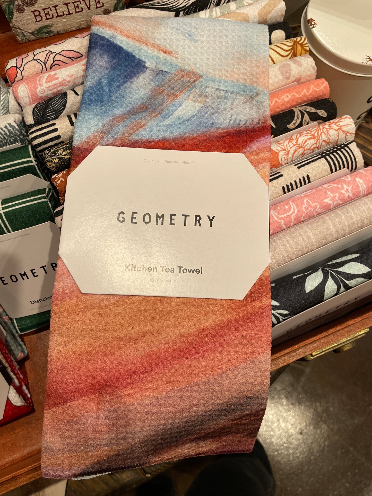 Geometry Tea Towel