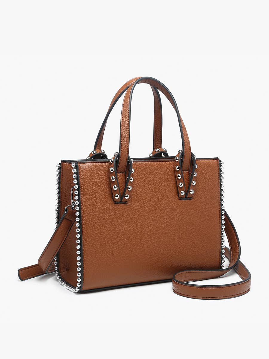 Studded Trim Tote