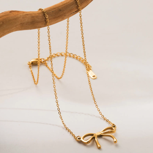 French Bow Necklace