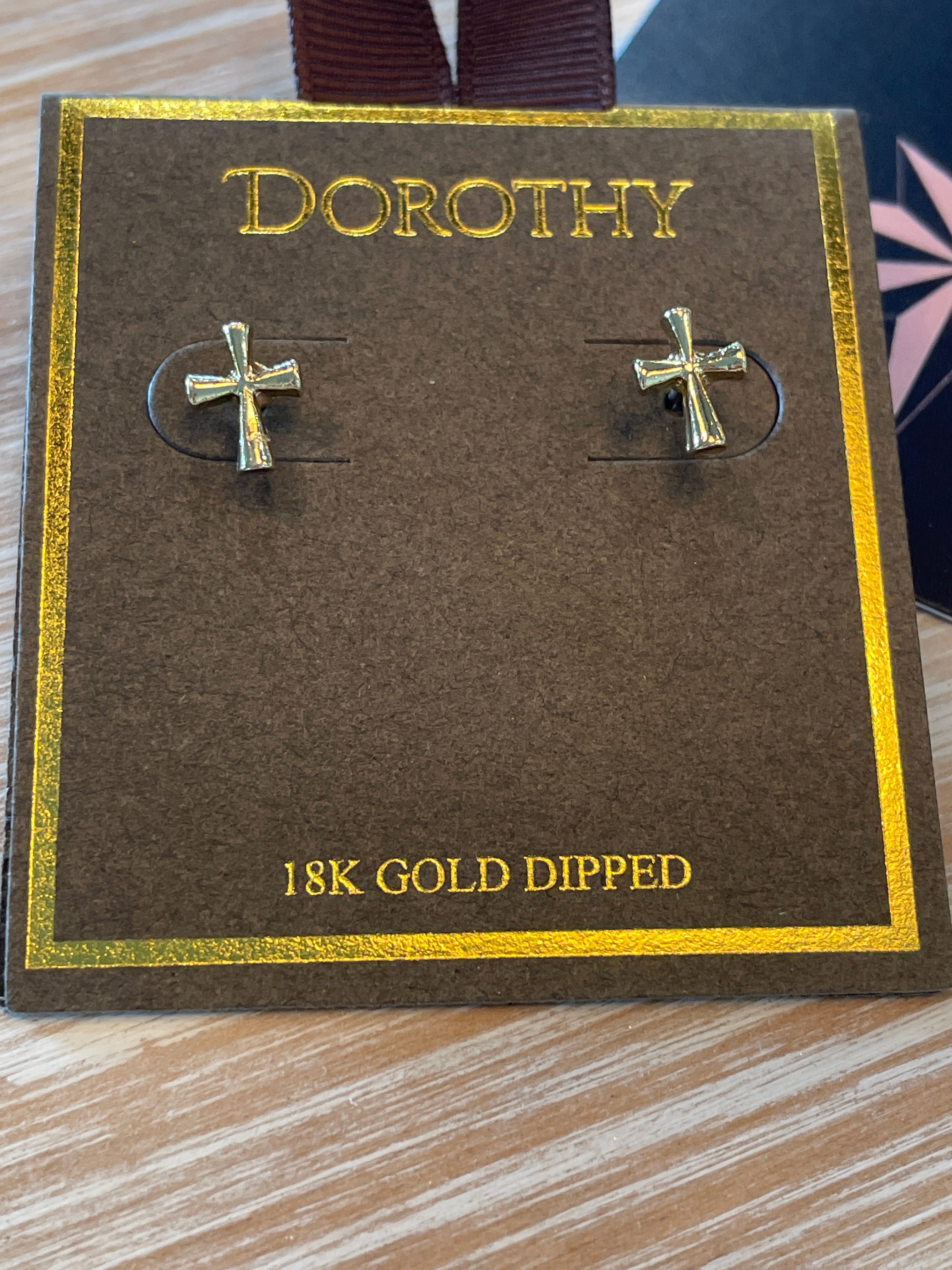 Dainty Cross Earrings