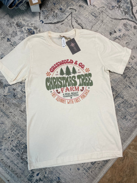 Griswold & Co Christmas Tree Farm Graphic Tee