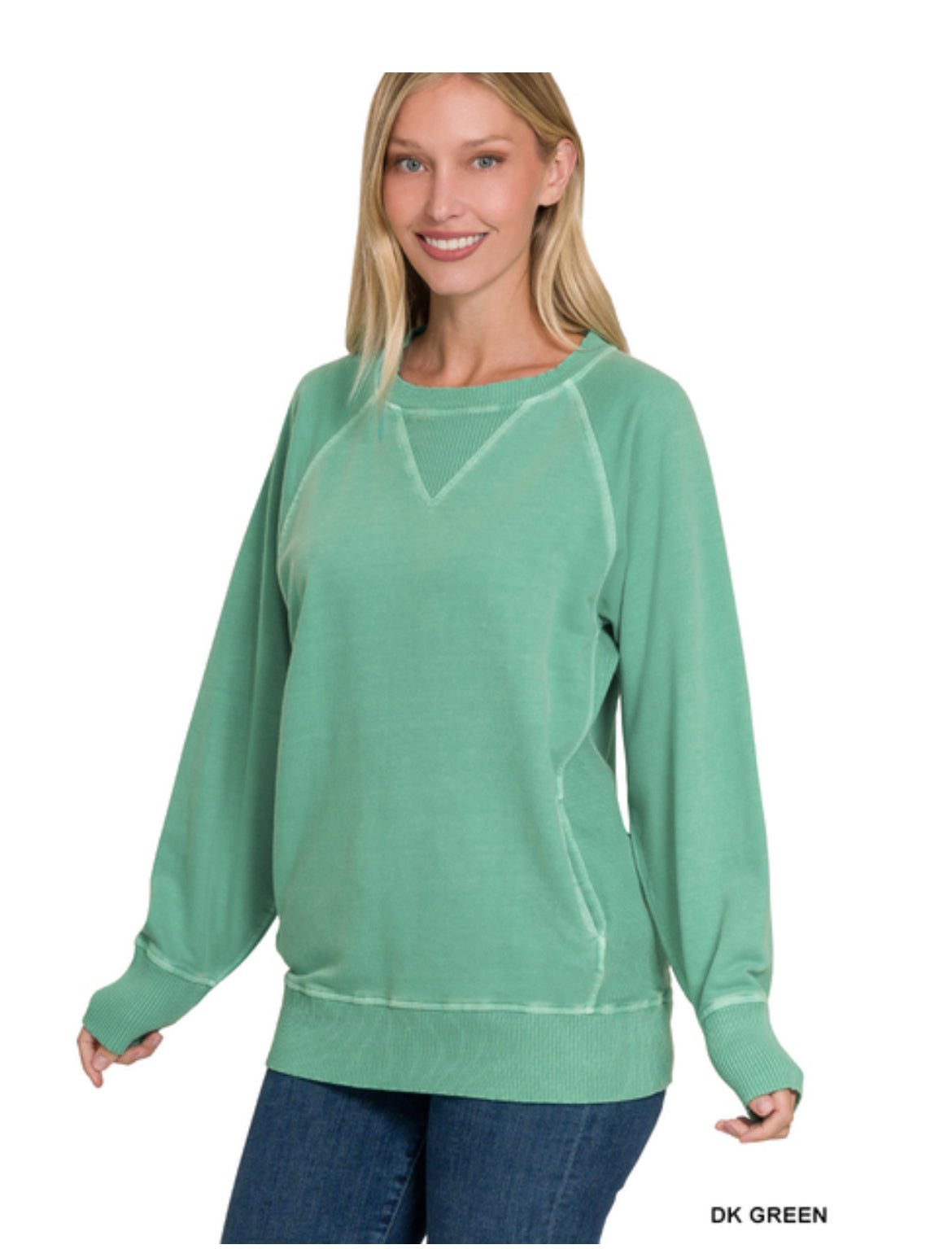 French Terry Pullover with Pockets