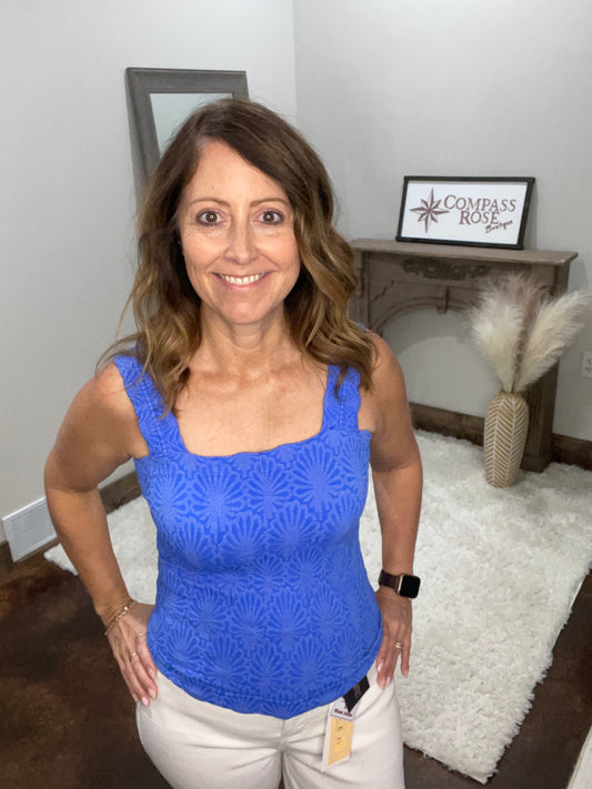 Lace Textured Tank