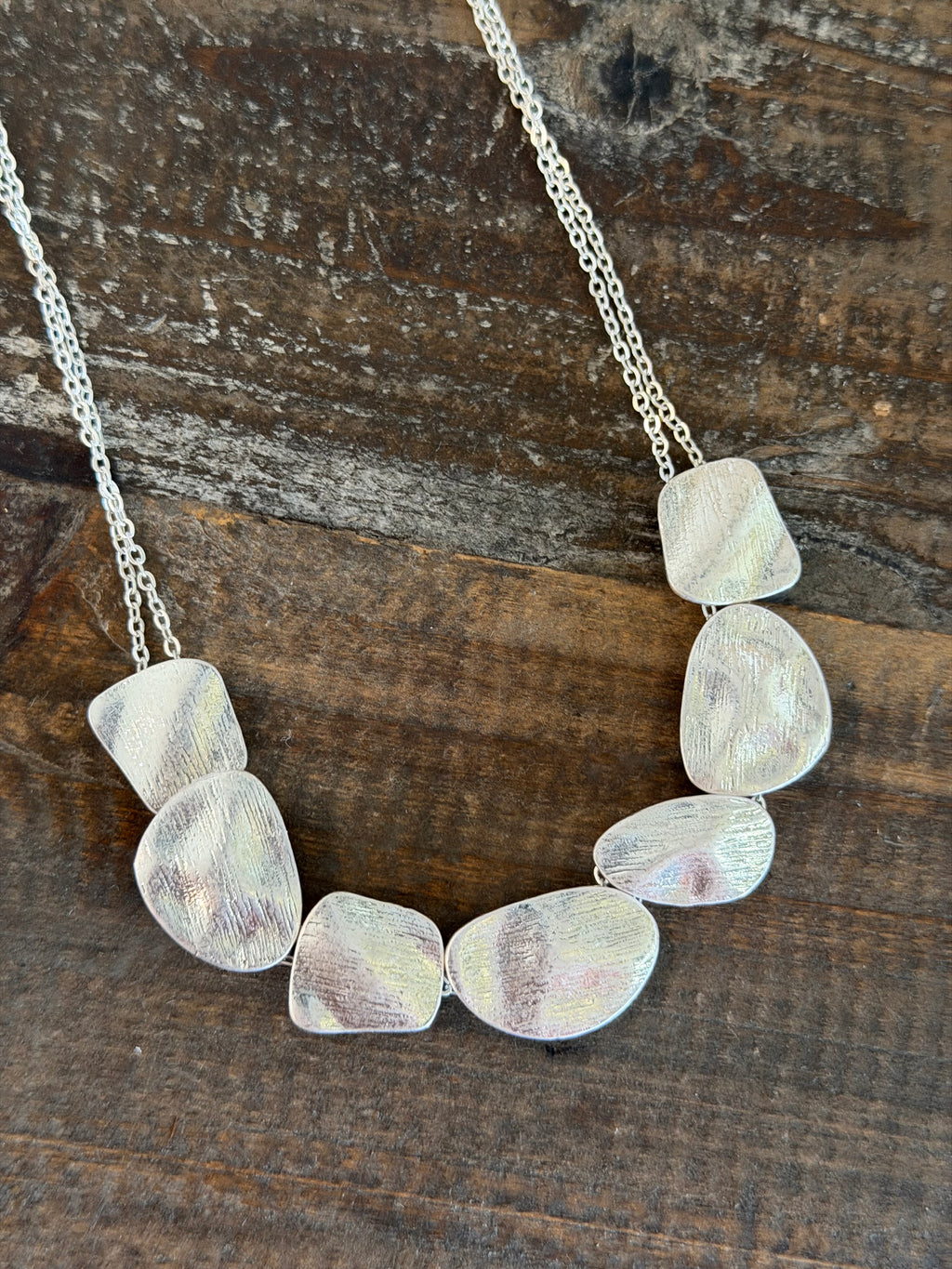 Flat Stone Necklace