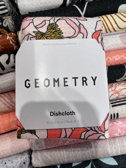 Geometry Dishcloth Set