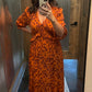 FLORAL PRINT MAXI DRESS