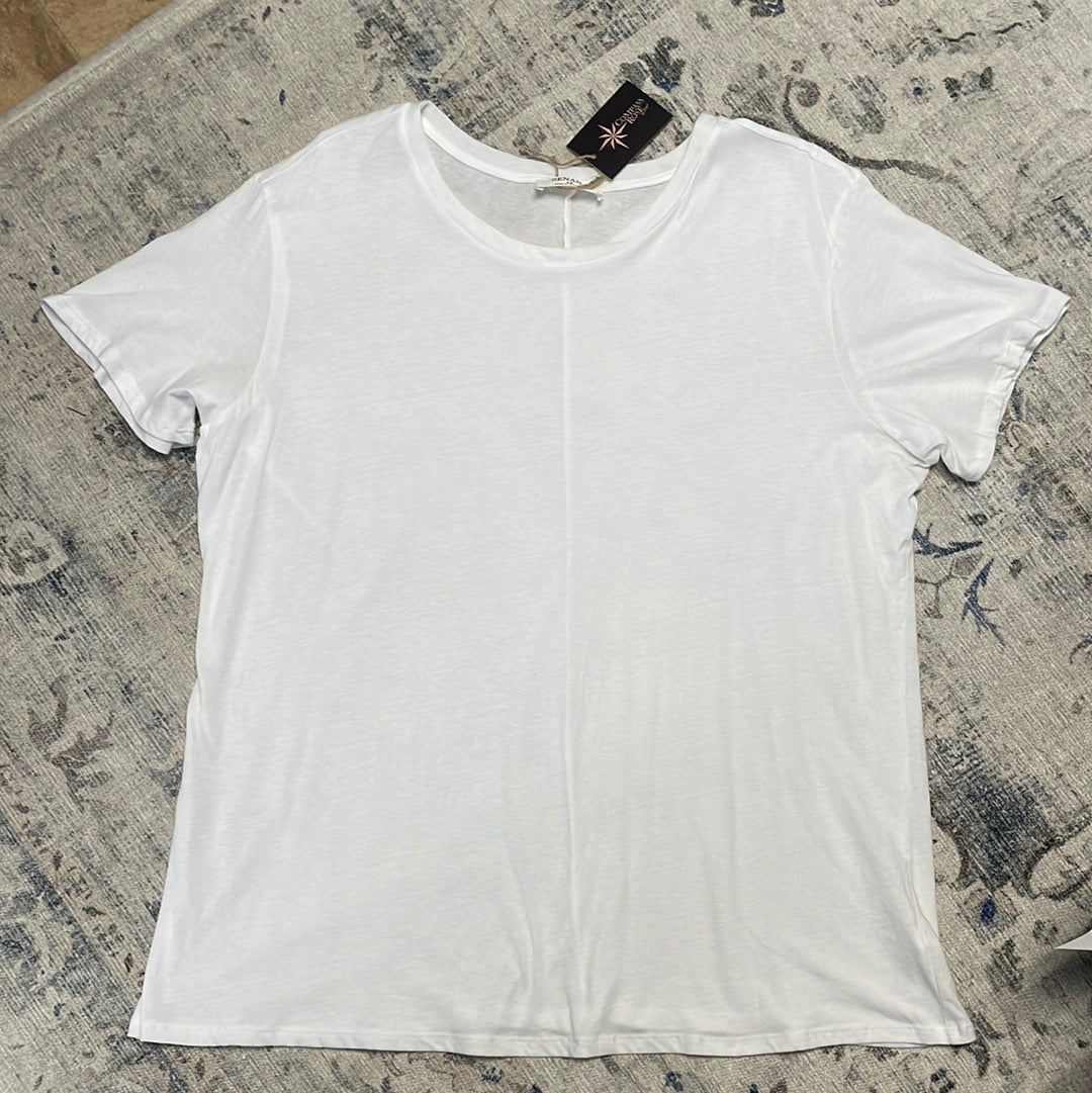 Boyfriend Round Neck Tee