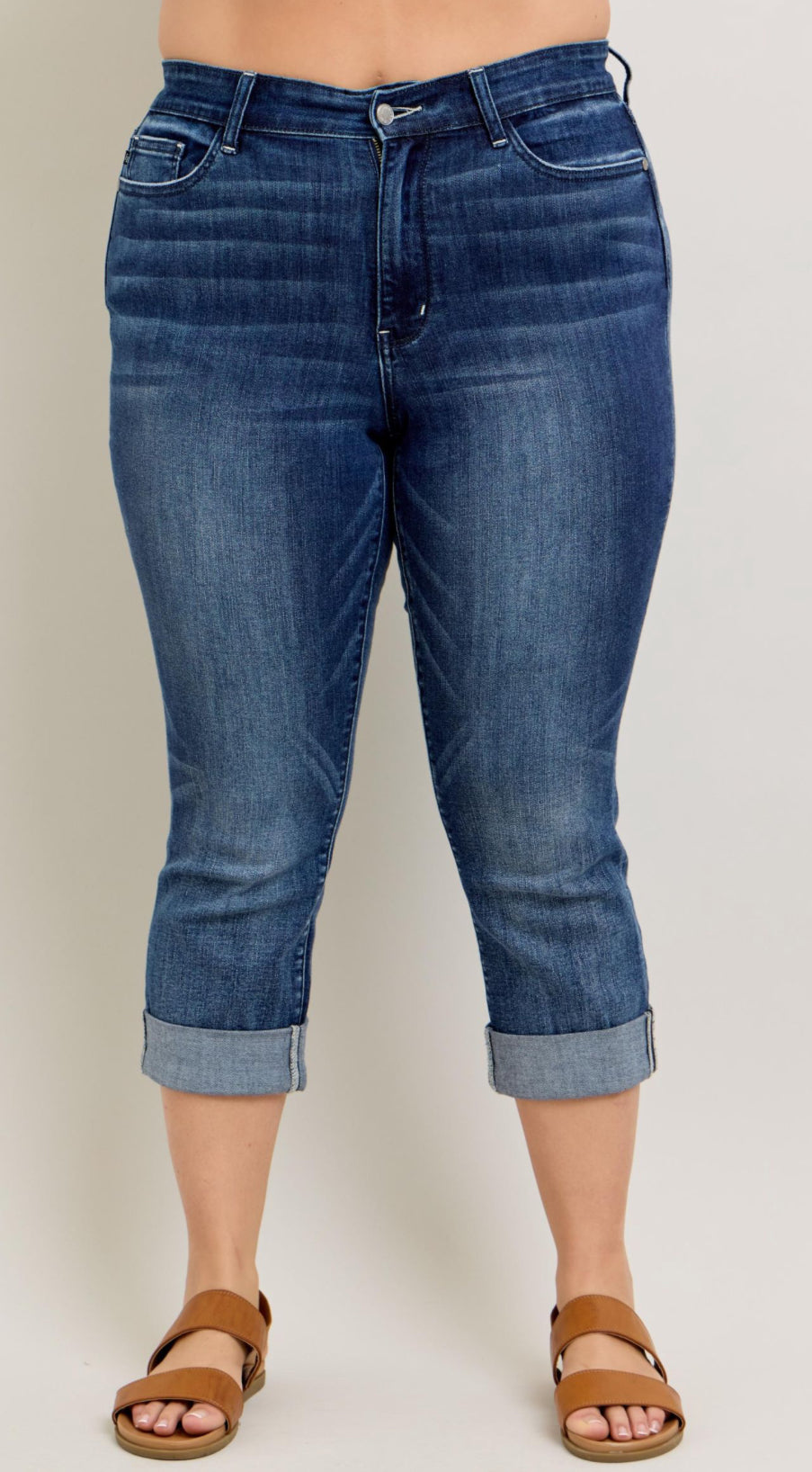 Judy Blue Cuffed Capri