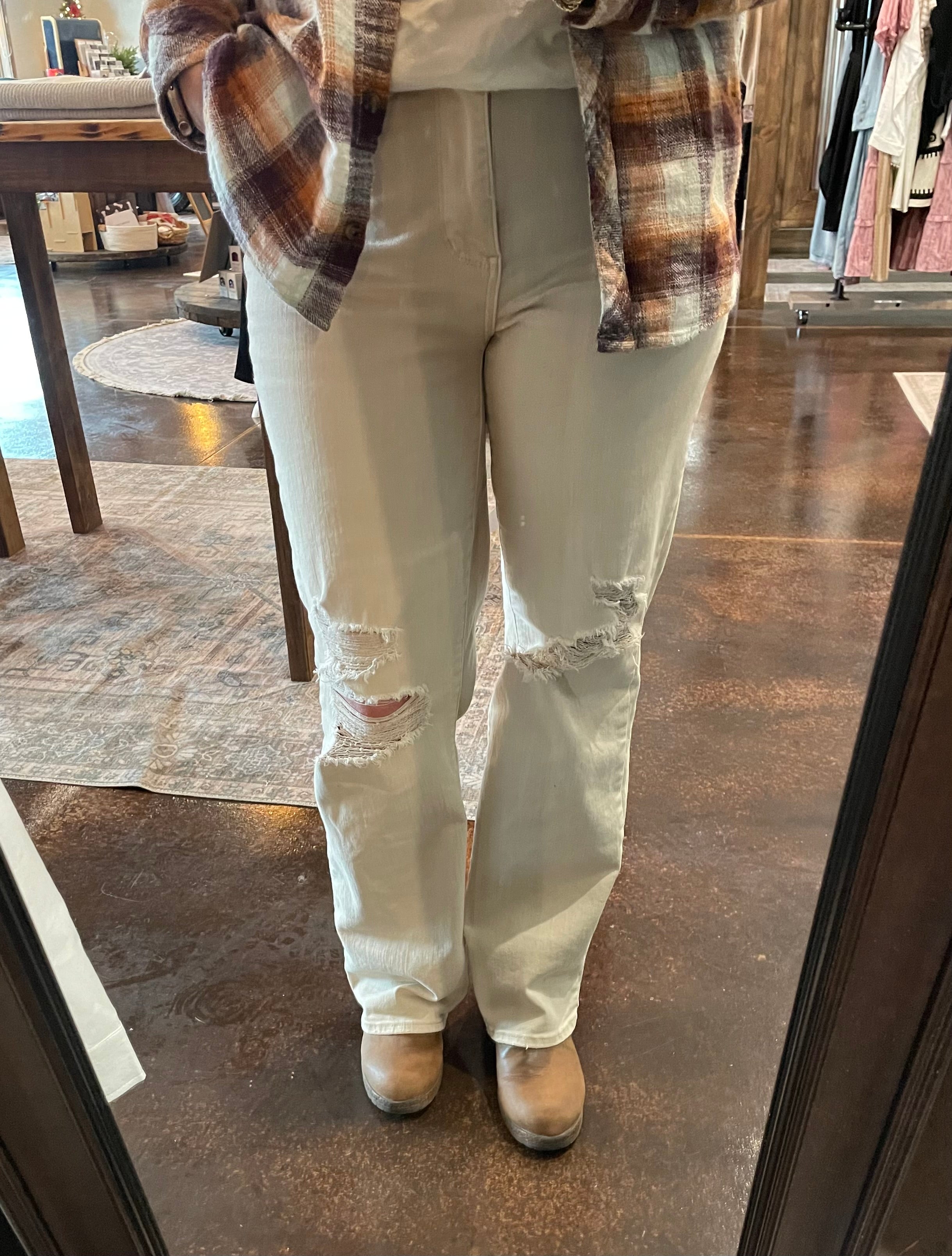 Judy Blue HW Garment Dyed Detroy 90's Straight