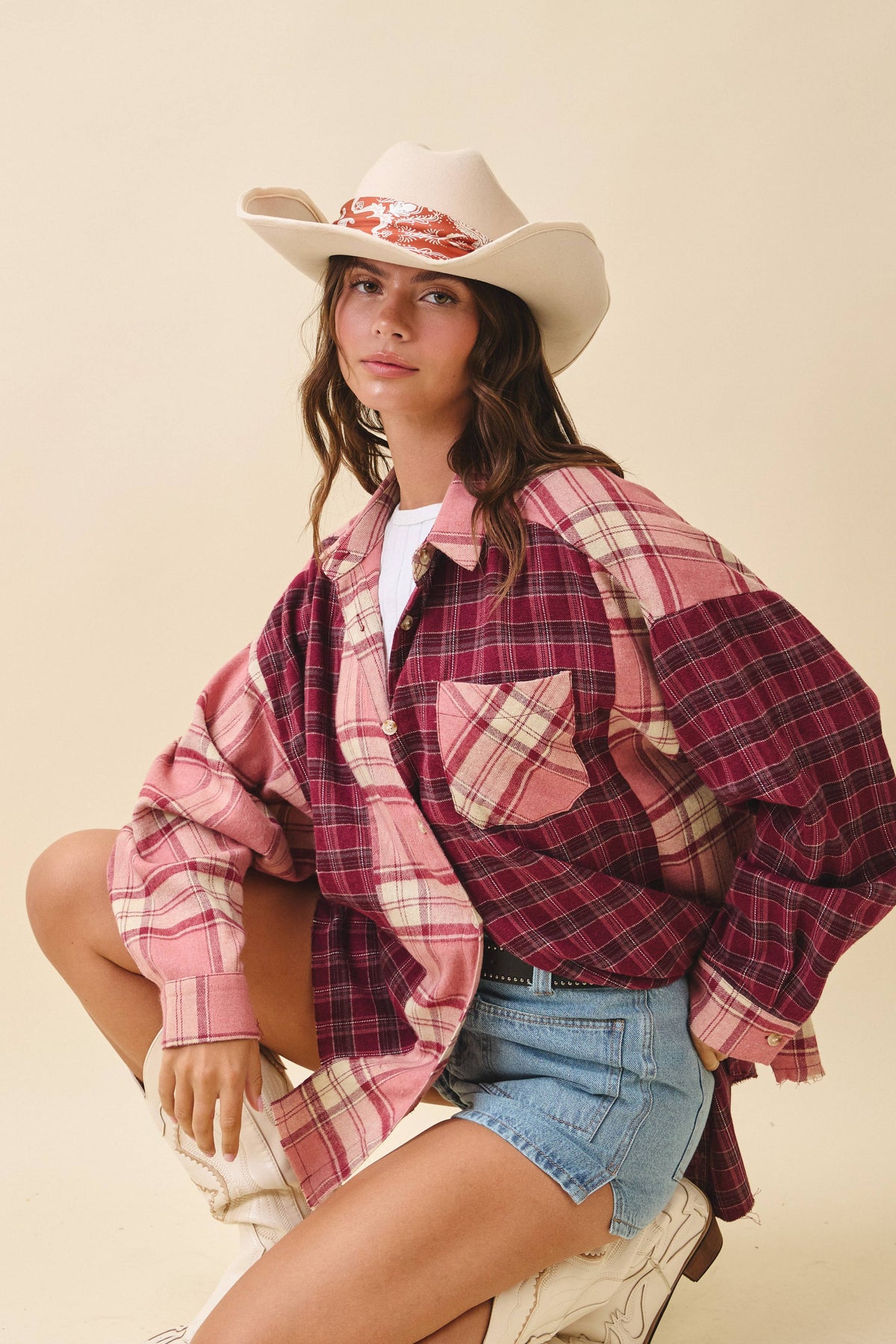 Kambrie Plaid Flannel Shirt