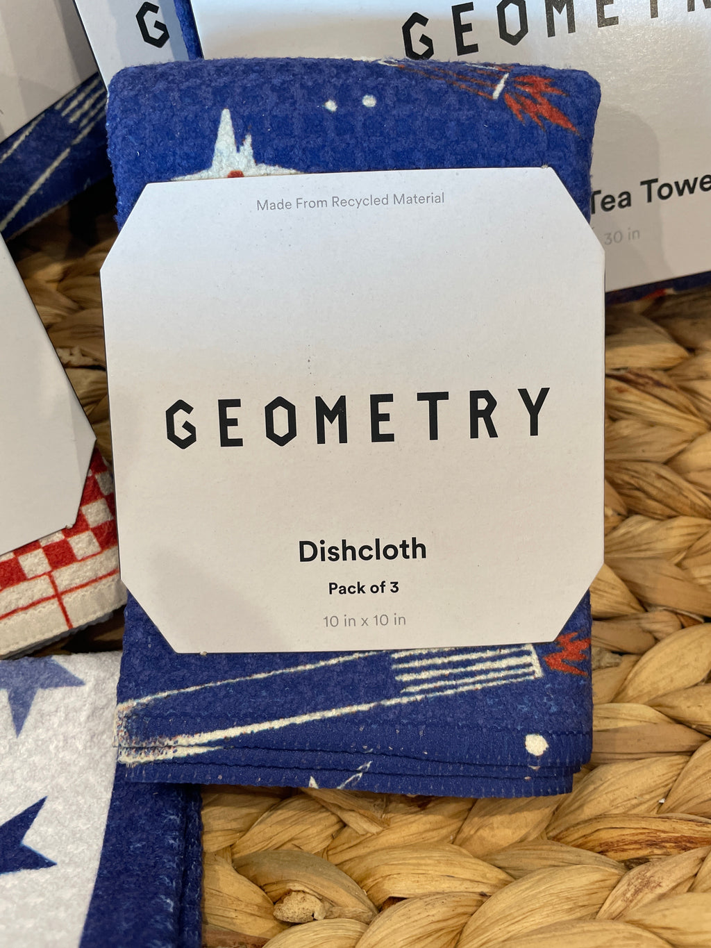 Geometry Dishcloth Set