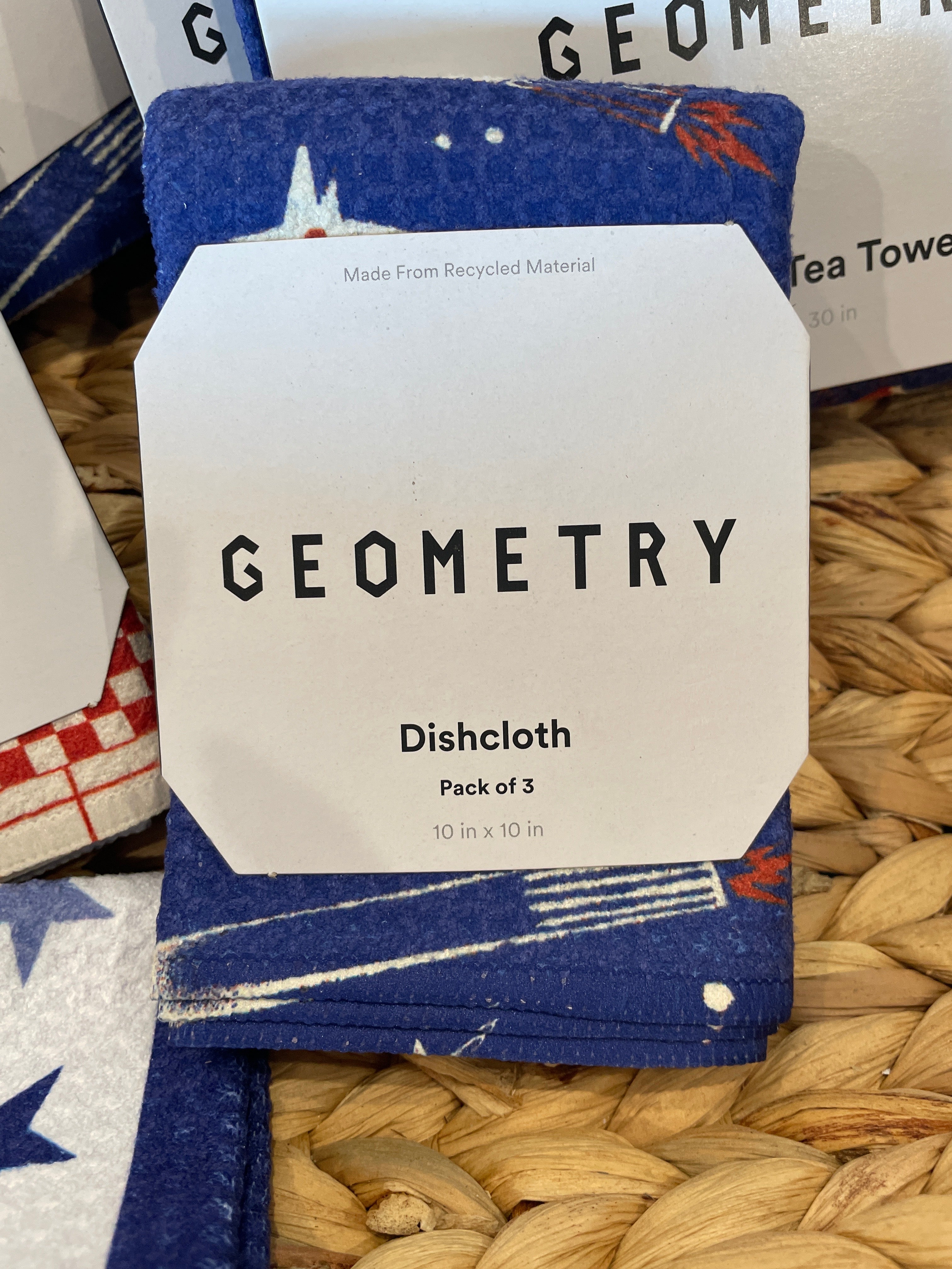 Geometry Dishcloth Set
