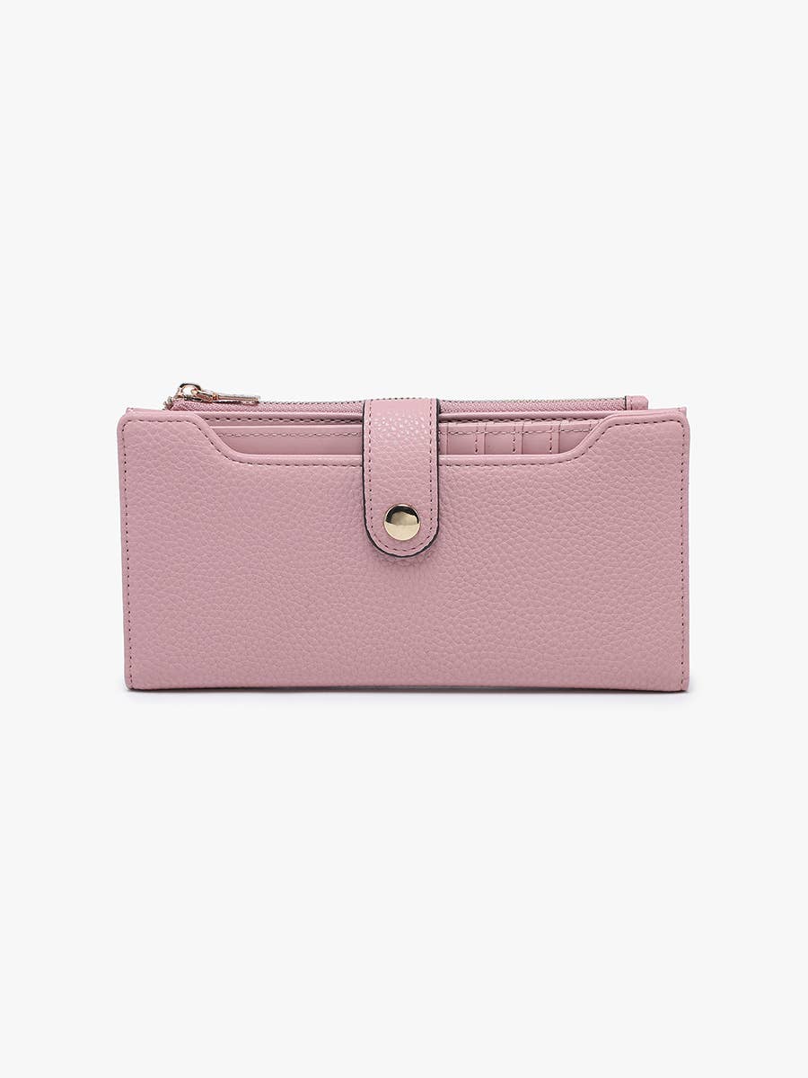 RFID Fold-Out Wallet w/ Removable Card Slot