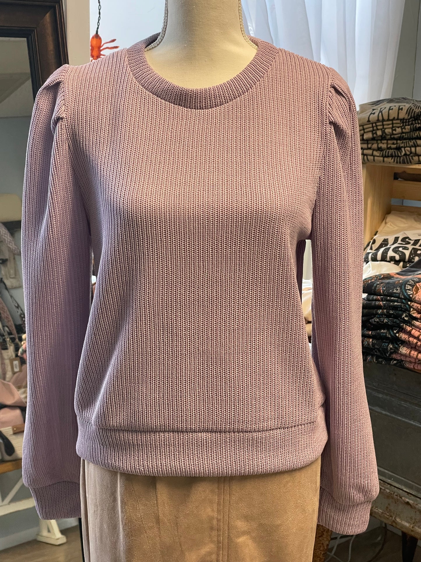 Lavender sweater