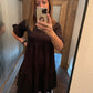 Flowy Loose Short Sleeve Dress