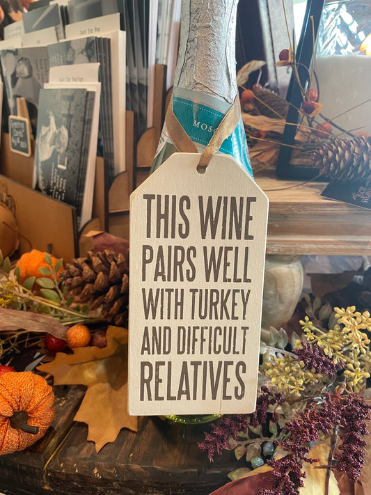 Relatives Bottle Tag