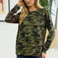 Washed Camo Terry Sweatshirt