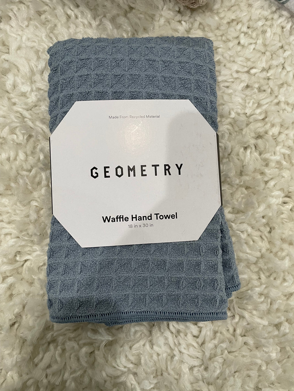 Geometry Waffle Hand Towel