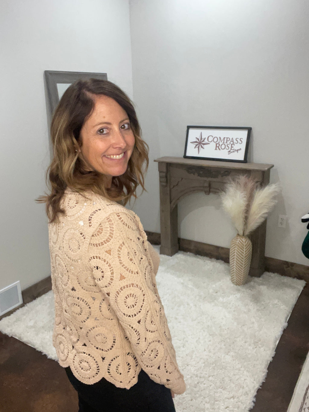 Crochet Knitted Cardigan