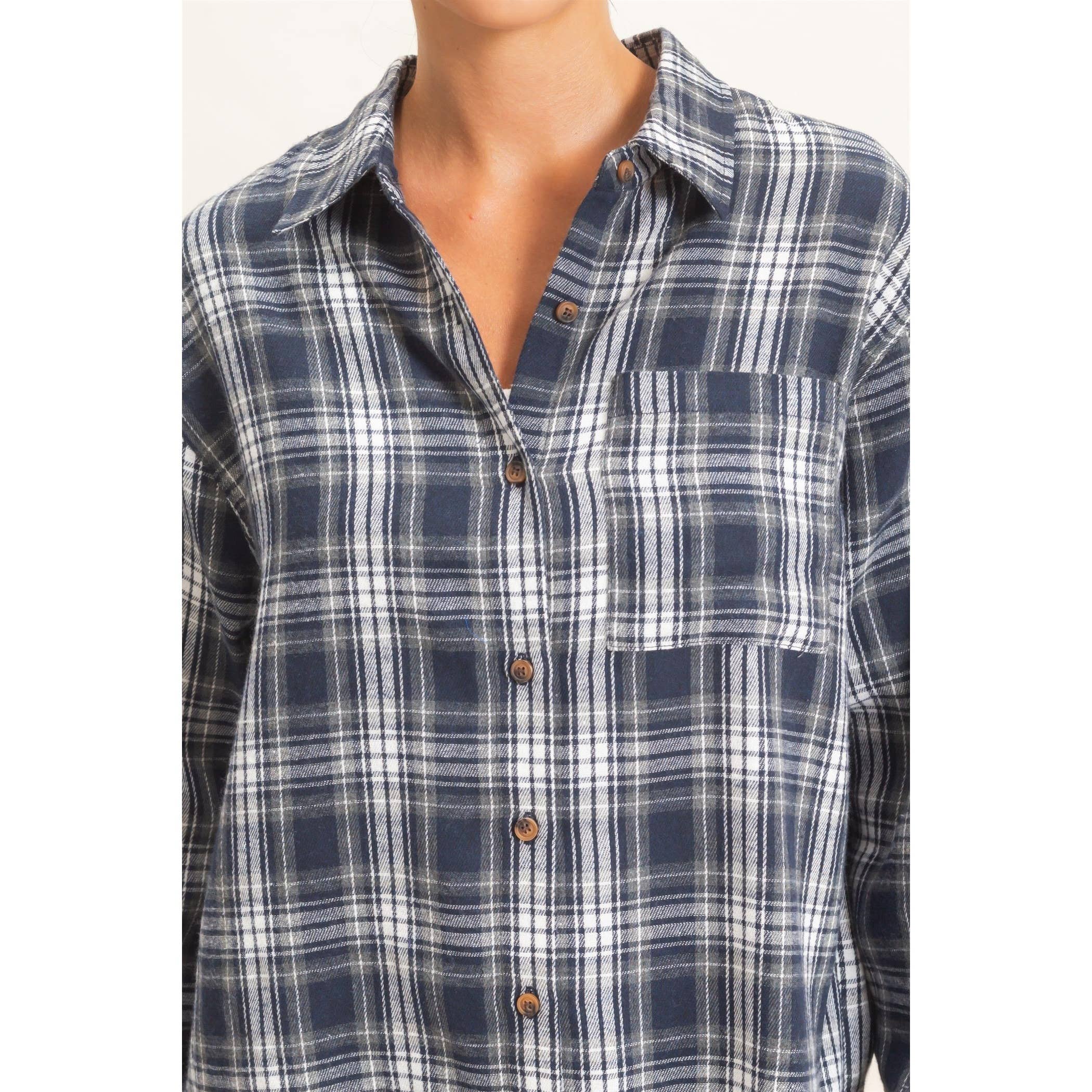 Plaid Long Sleeve Shirt