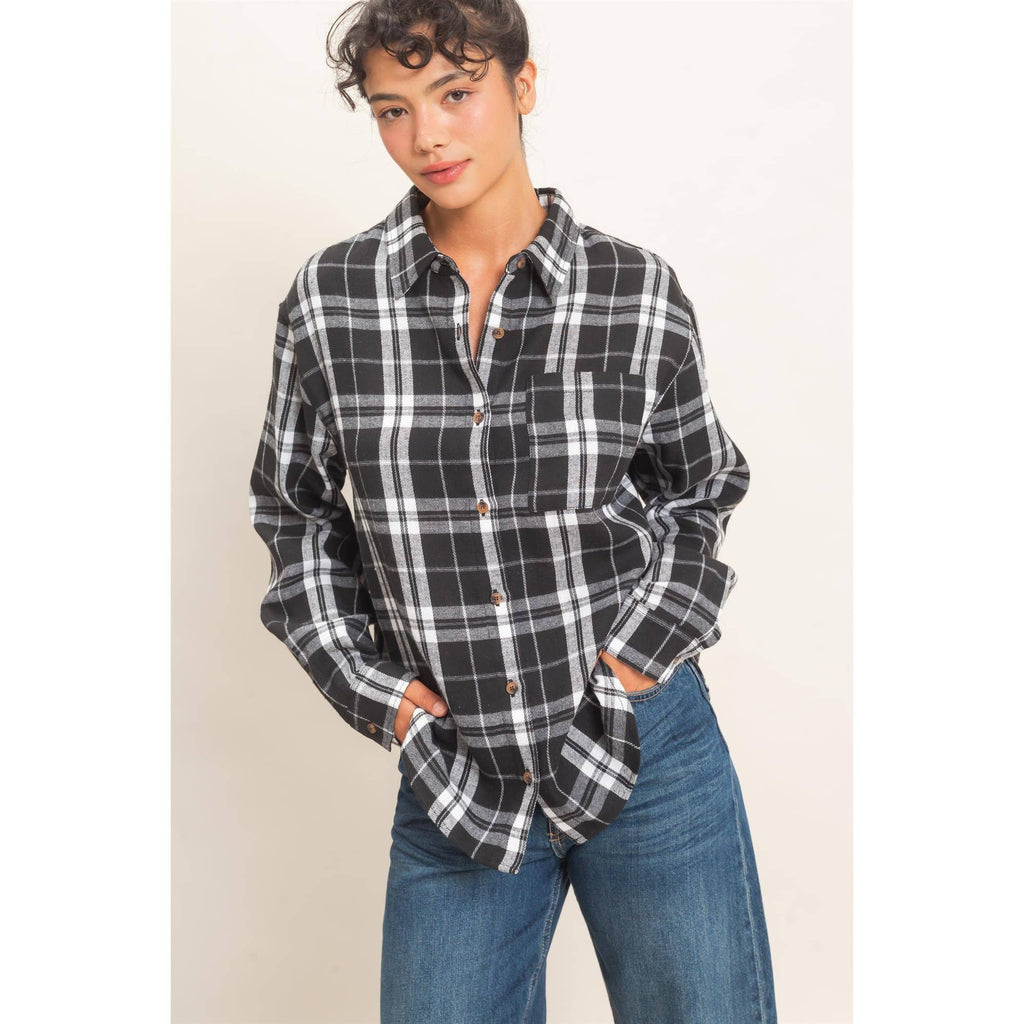 Plaid Long Sleeve Shirt