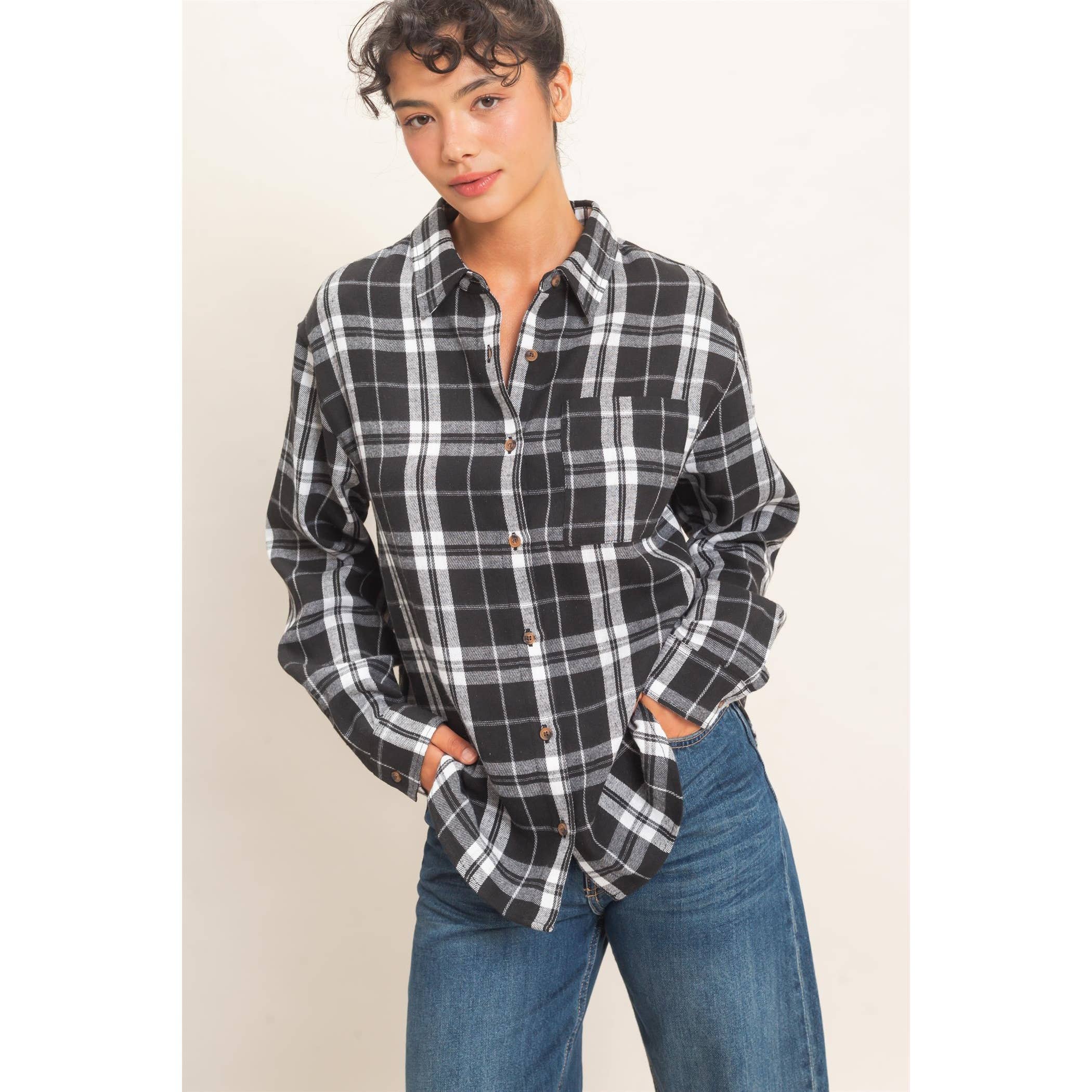 Plaid Long Sleeve Shirt