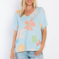 BIG FLORAL PRINT DOLMAN