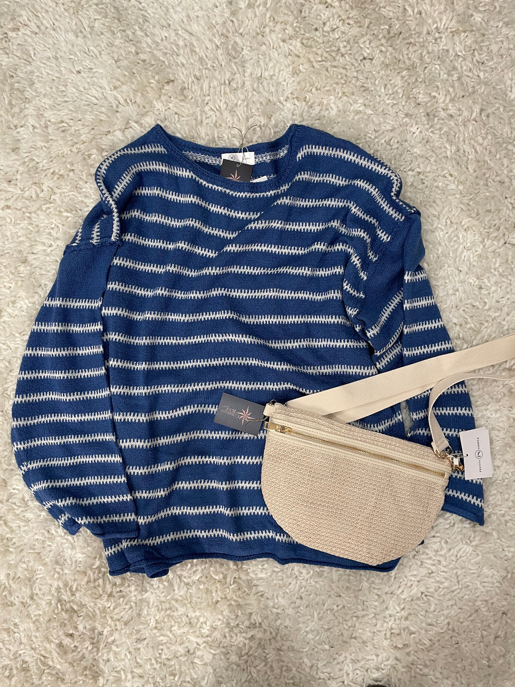 Louie Casual Striped Sweater