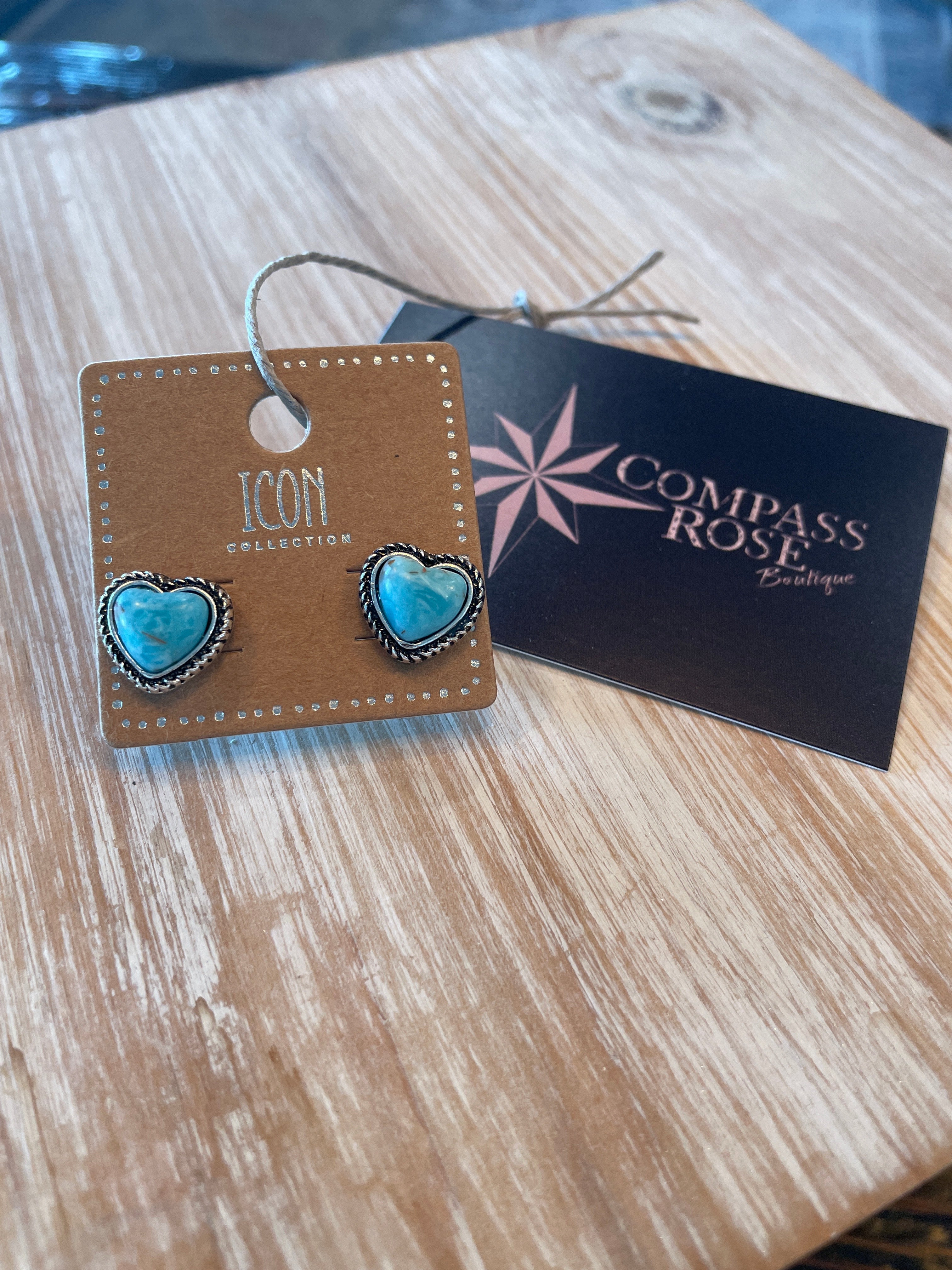 Turquoise Post Earrings