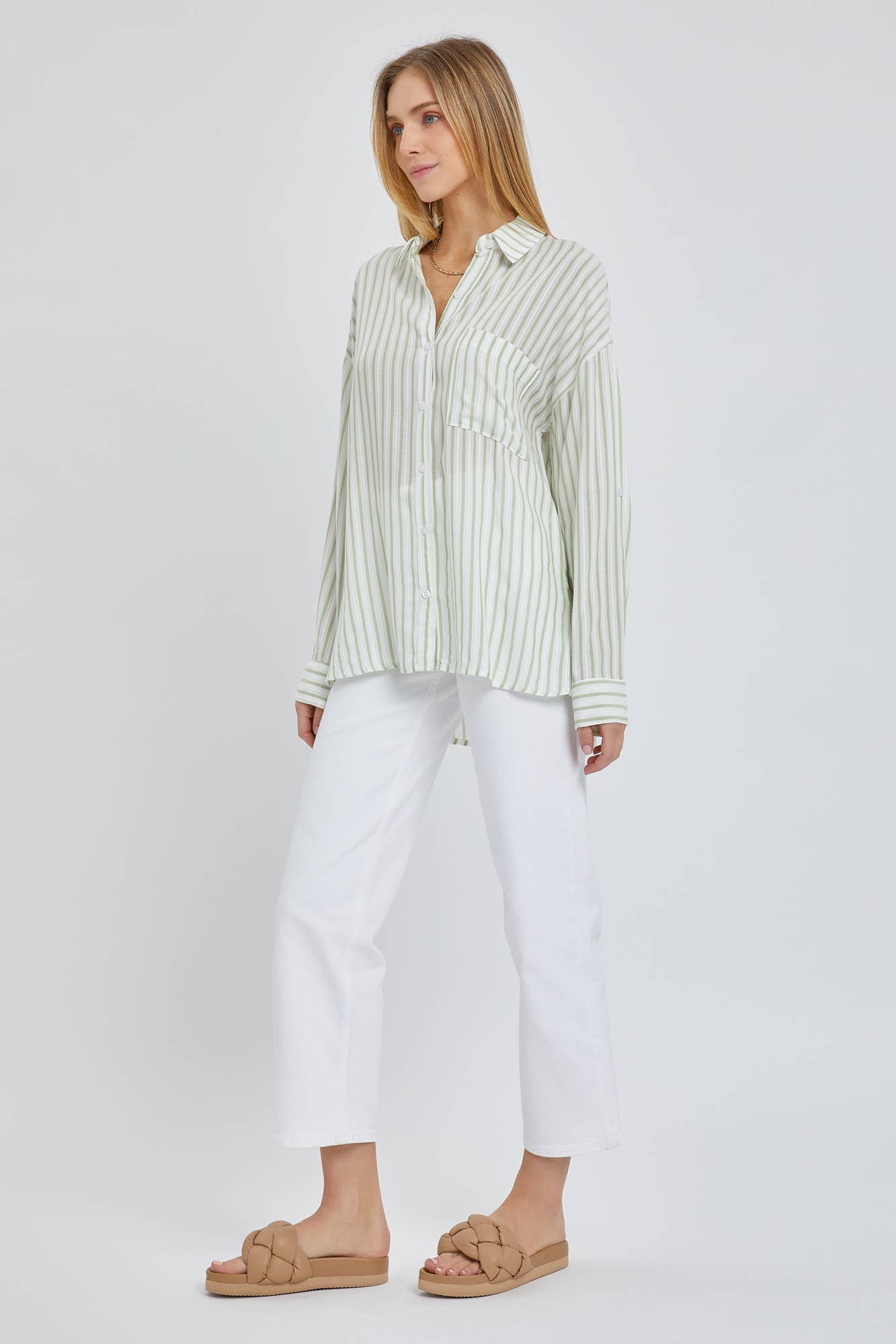 JACQUARD STRIPED SHIRT