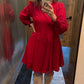 FIT AND FLARE MINI DRESS