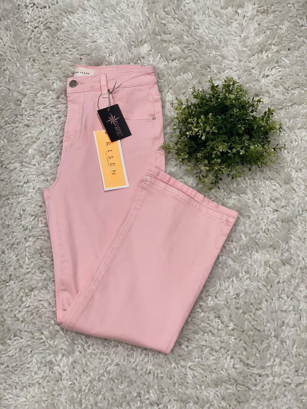 Risen HR Crop Straight Pants