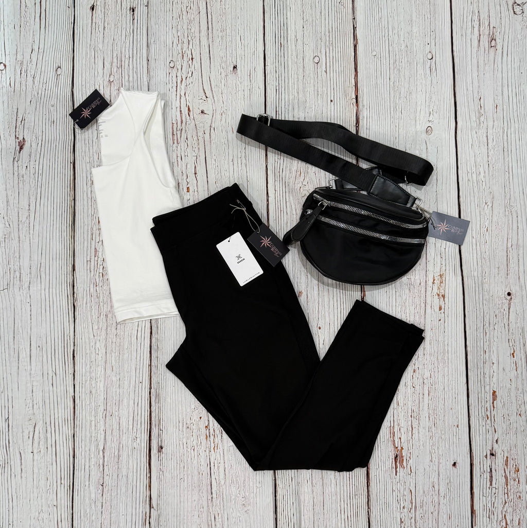 Everyday Ribbed Ankle Pant
