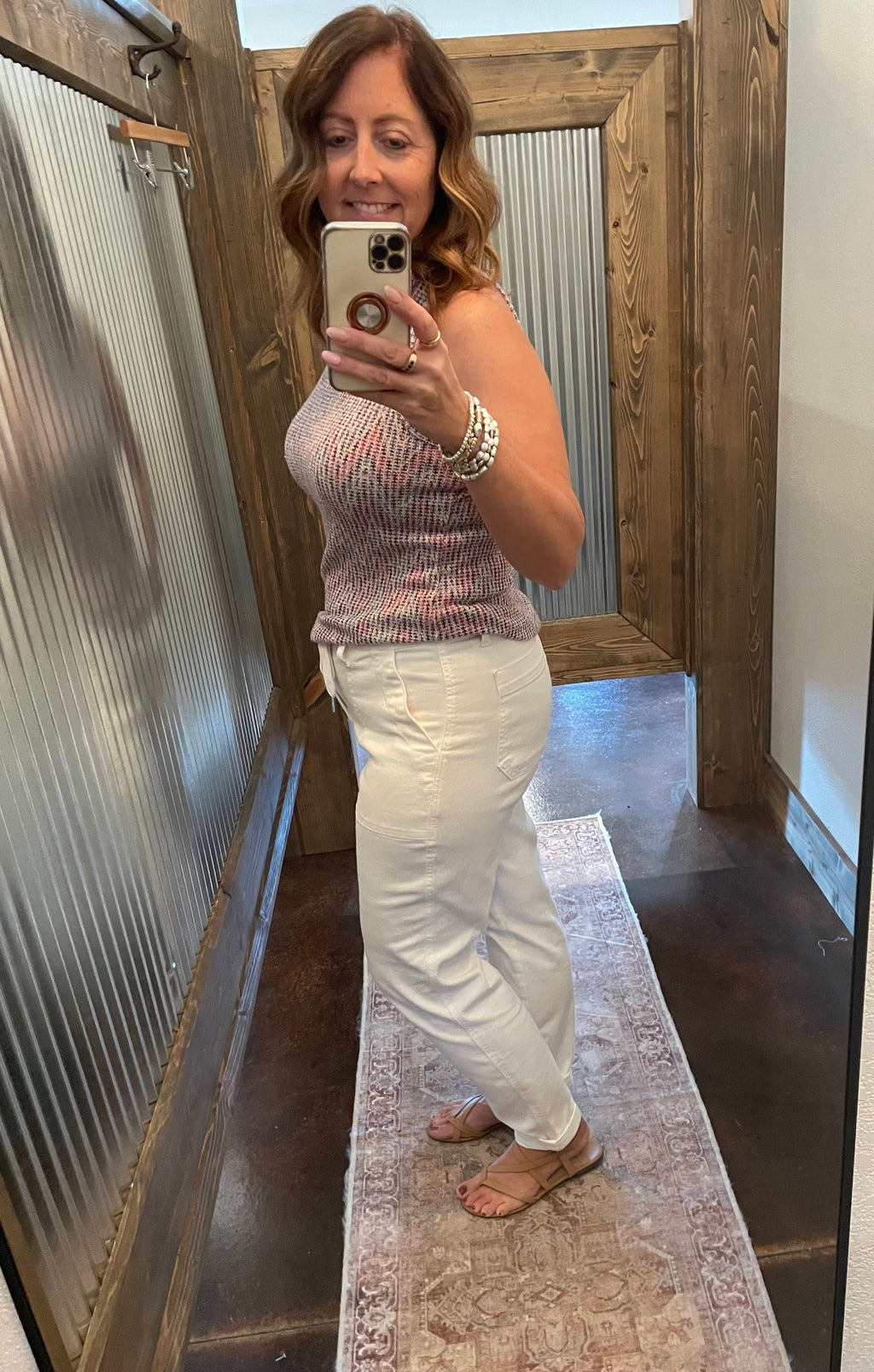 Judy Blue High Waist Garment Dyed Cuffed Jogger